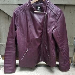 Faux leather jacket